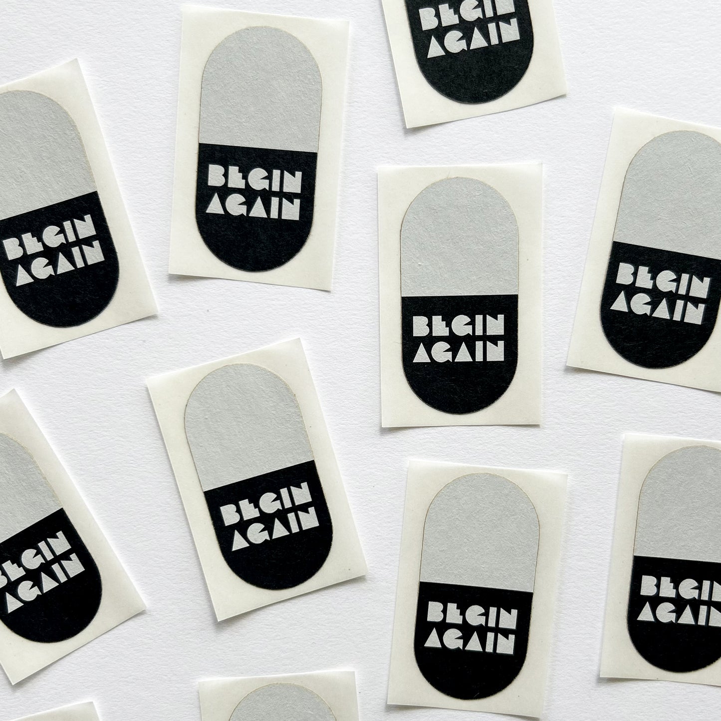 PILLS FOR LIFE | BEGIN AGAIN Planner & Journal Paper Stickers