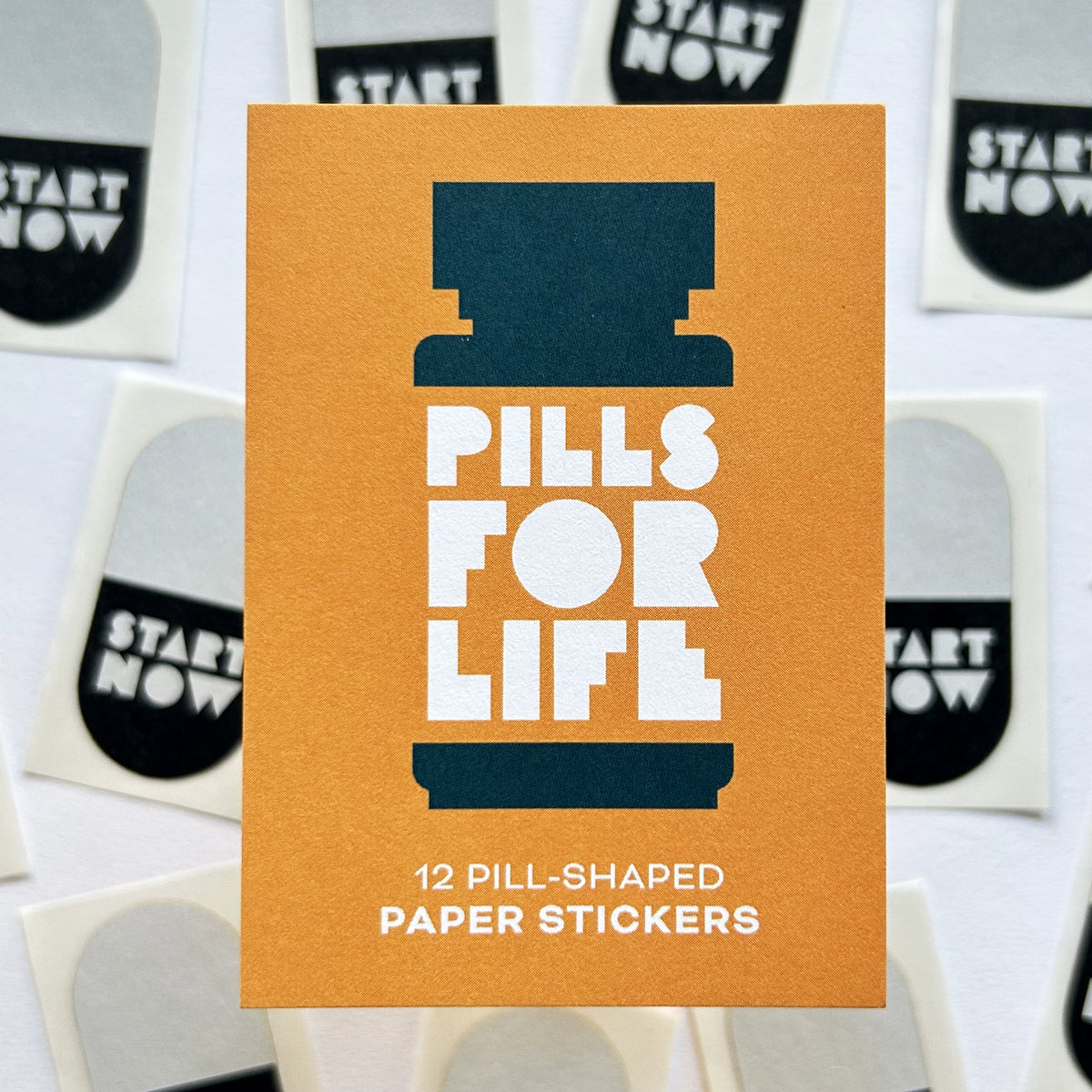 PILLS FOR LIFE | START NOW Planner & Journal Paper Stickers