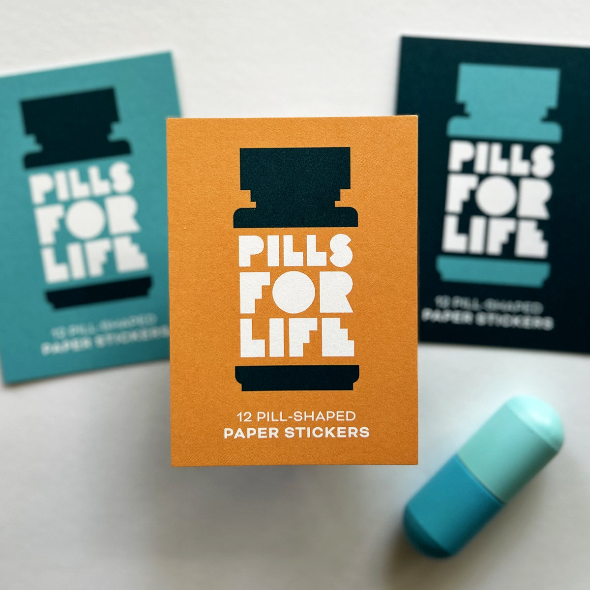 PILLS FOR LIFE | START NOW Planner & Journal Paper Stickers