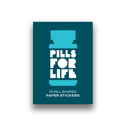 PILLS FOR LIFE | BEGIN AGAIN Planner & Journal Paper Stickers