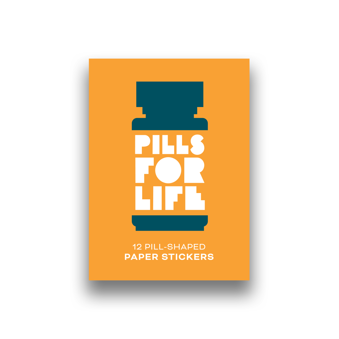 PILLS FOR LIFE | START NOW Planner & Journal Paper Stickers