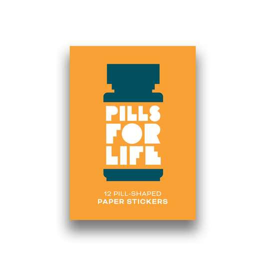 PILLS FOR LIFE | START NOW Planner & Journal Paper Stickers